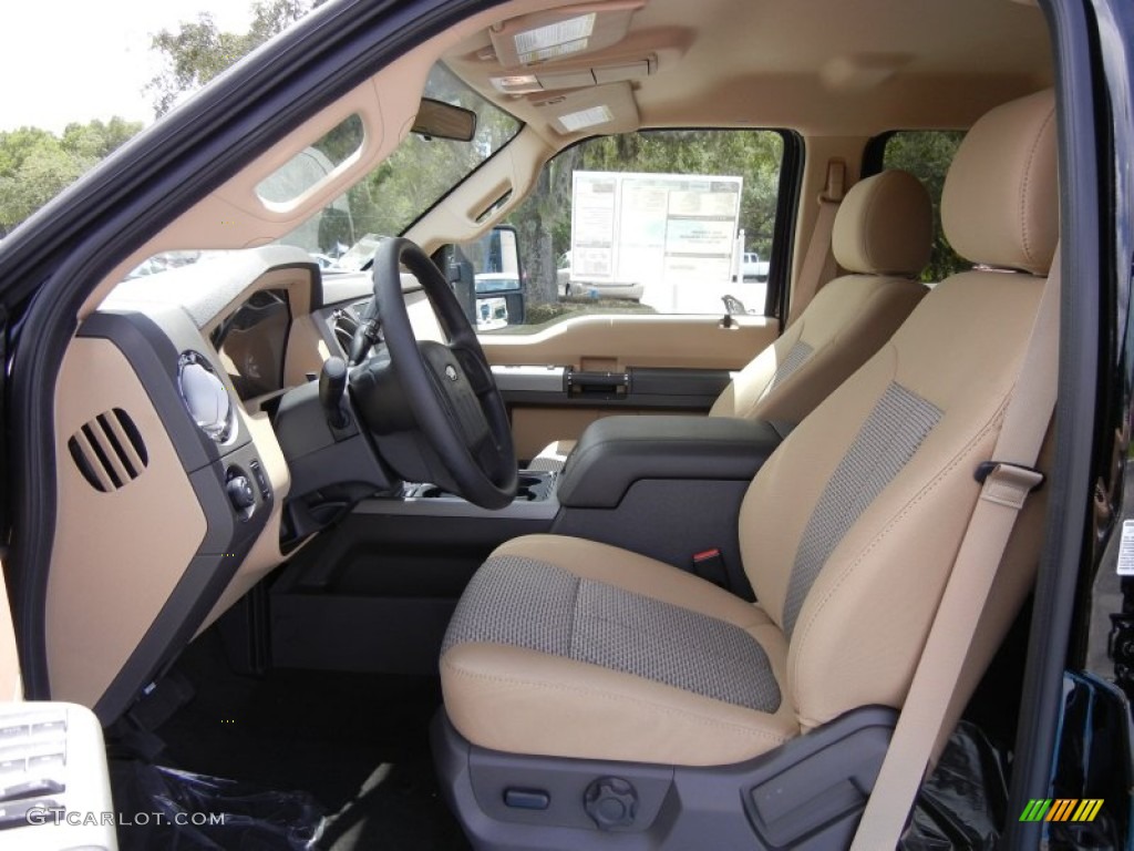 Adobe Interior 2012 Ford F350 Super Duty XLT Crew Cab Photo #53411959
