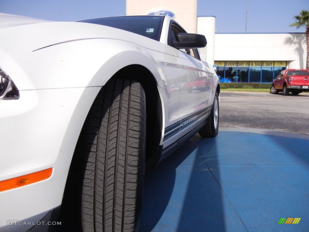 2011 Mustang V6 Premium Coupe - Performance White / Stone photo #10