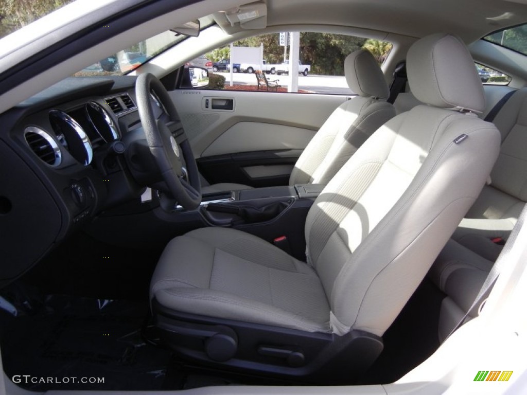 2011 Mustang V6 Premium Coupe - Performance White / Stone photo #11
