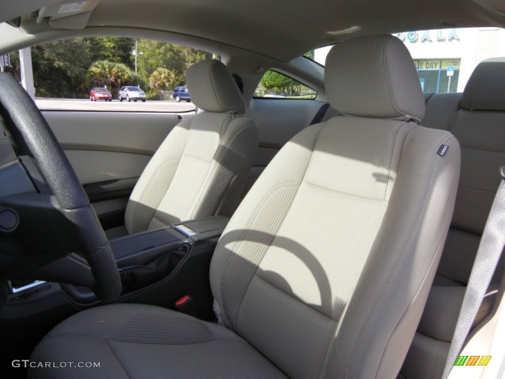 2011 Mustang V6 Premium Coupe - Performance White / Stone photo #12