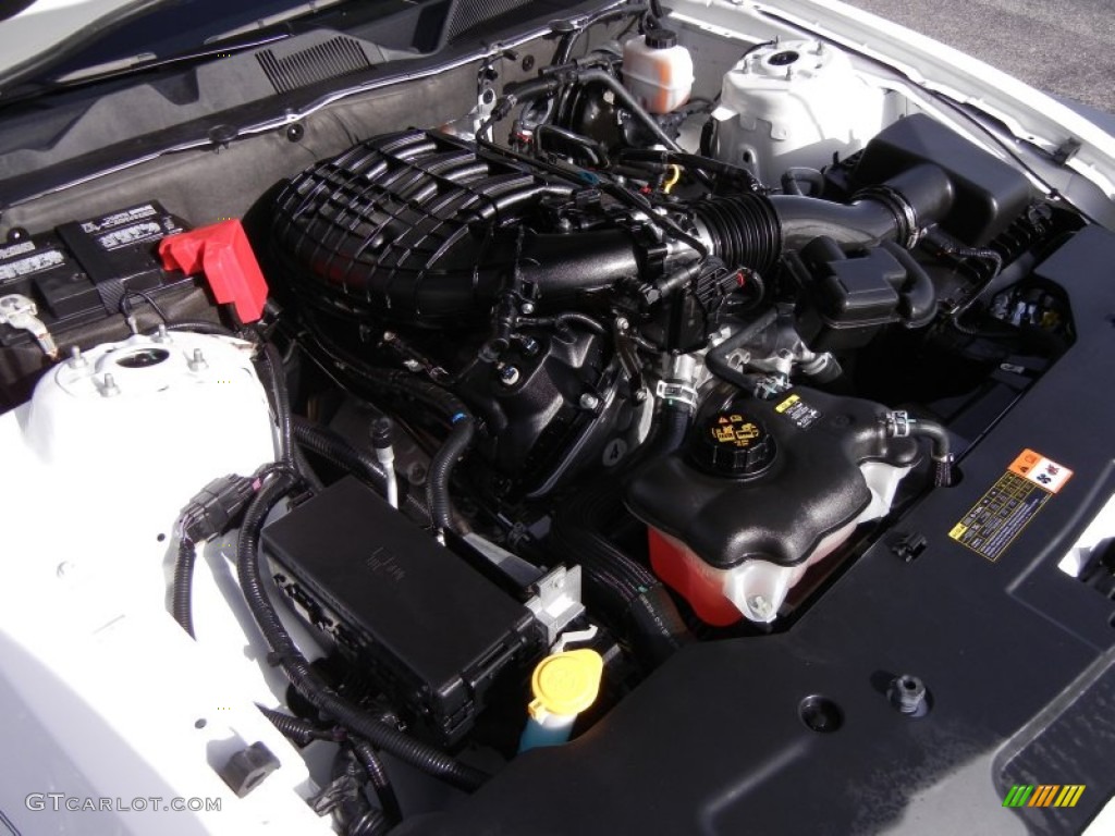 2011 Mustang V6 Premium Coupe - Performance White / Stone photo #25