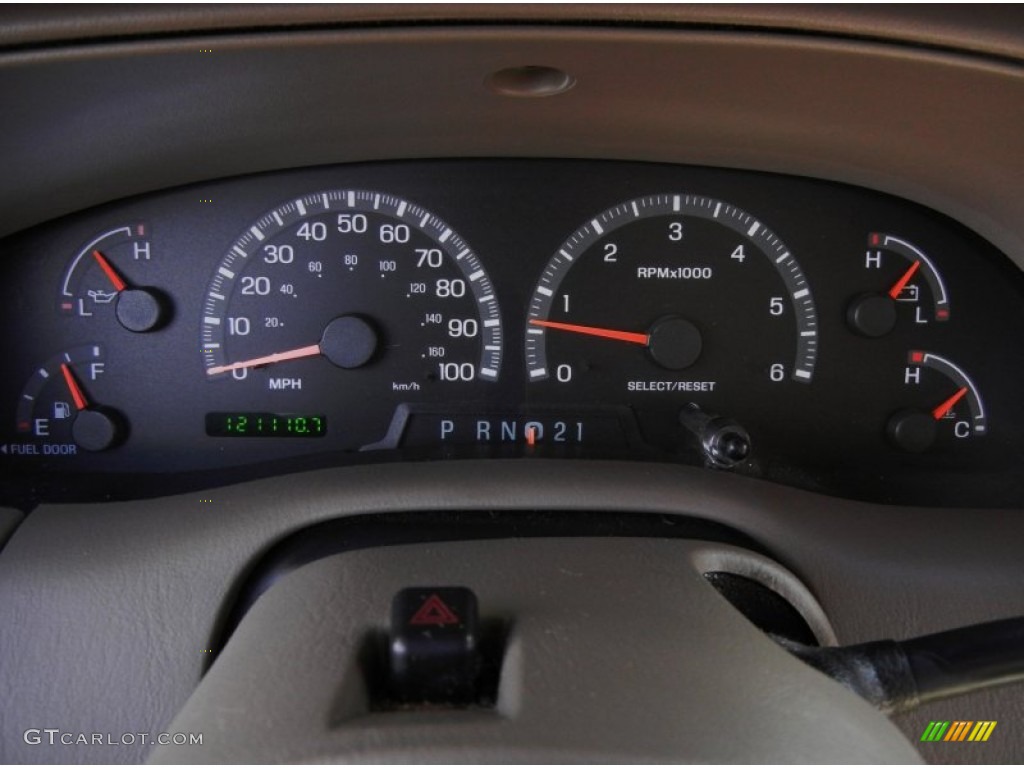 2000 Ford F150 Lariat Extended Cab Gauges Photo #53414063