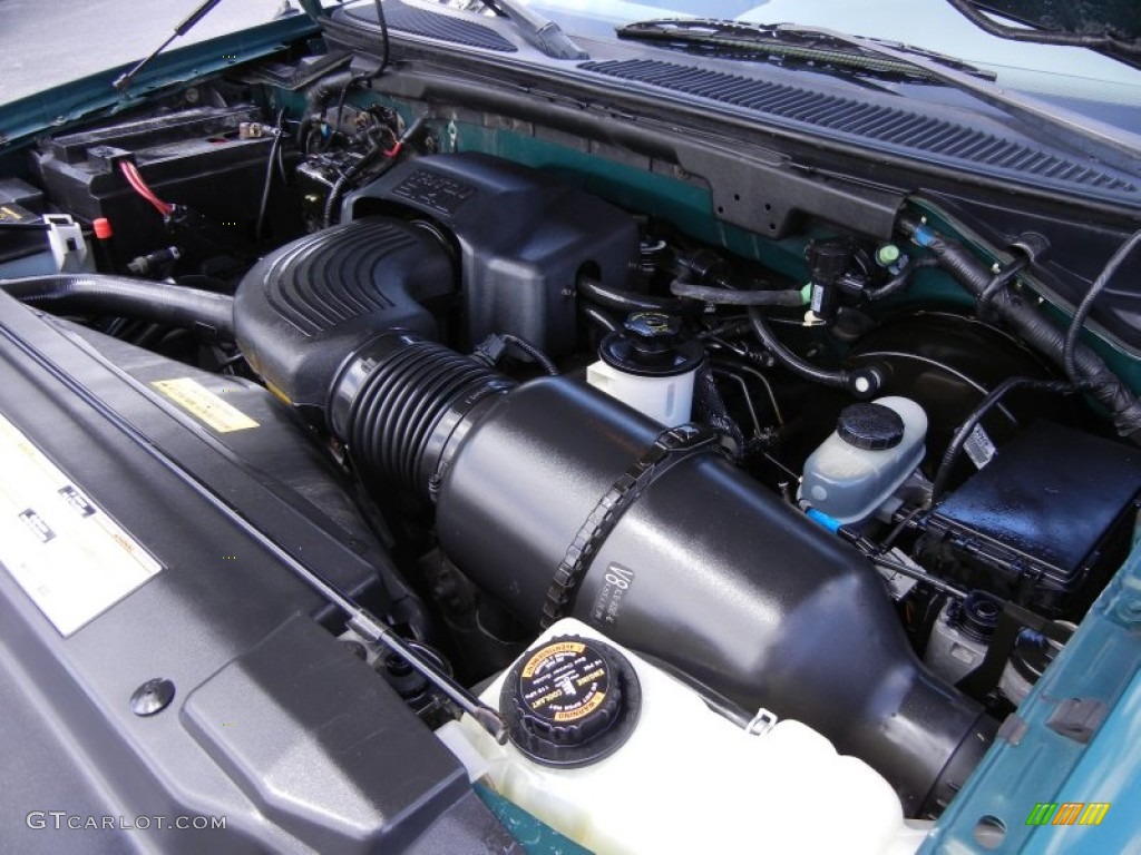 2000 F150 Lariat Extended Cab - Amazon Green Metallic / Medium Parchment photo #28