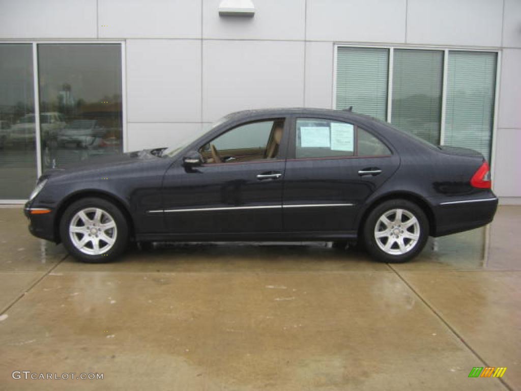 2008 E 320 BlueTEC Sedan - Capri Blue Metallic / Cashmere photo #2