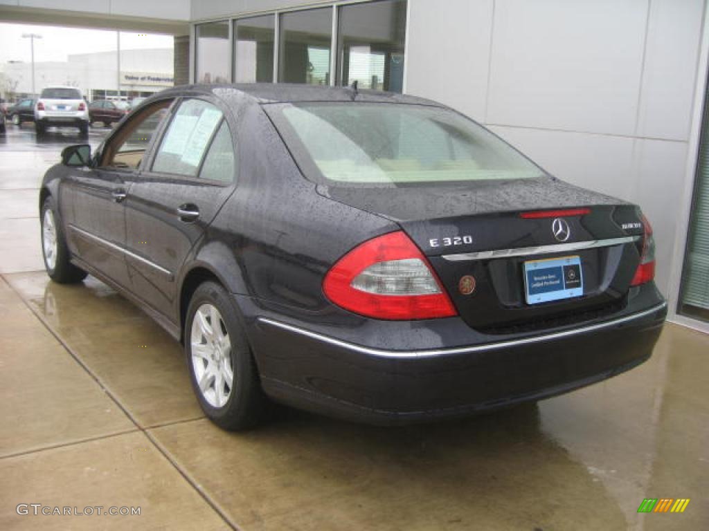 2008 E 320 BlueTEC Sedan - Capri Blue Metallic / Cashmere photo #3