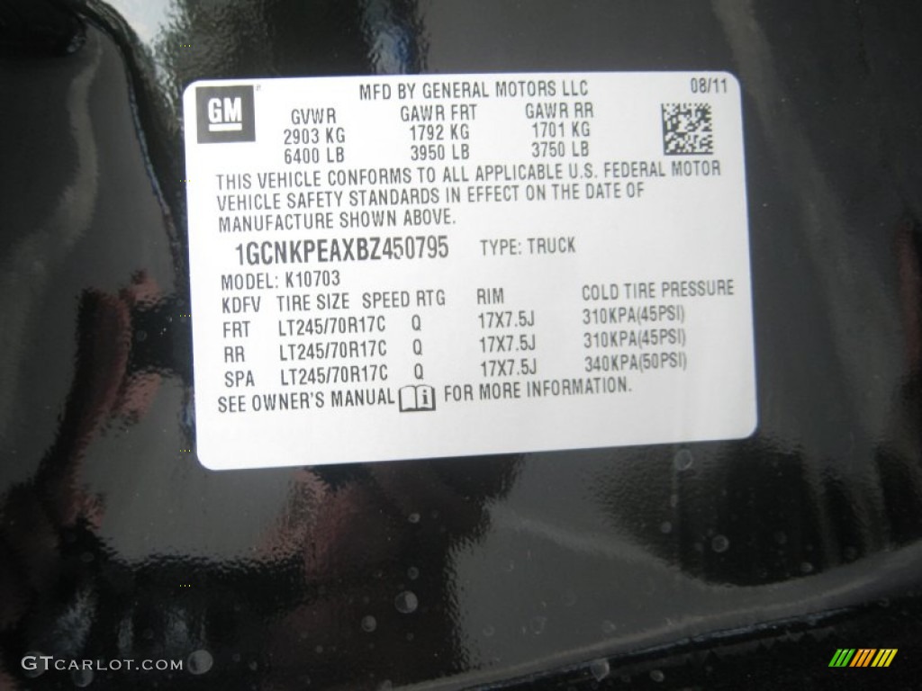 2011 Silverado 1500 LS Regular Cab 4x4 - Black / Dark Titanium photo #22
