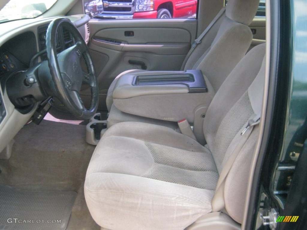 2006 Silverado 1500 Z71 Crew Cab 4x4 - Dark Green Metallic / Tan photo #13