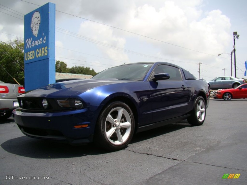 2010 Mustang GT Premium Coupe - Kona Blue Metallic / Charcoal Black photo #4