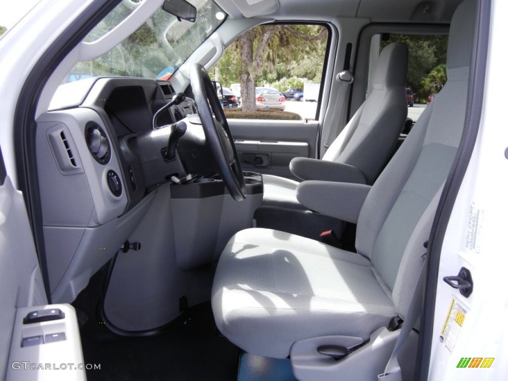 Medium Flint Interior 2011 Ford E Series Van E350 XLT Passenger Photo #53416066