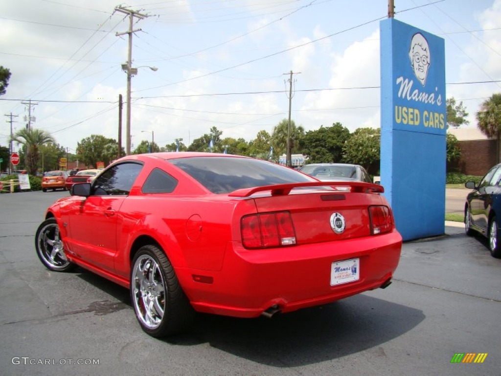 2007 Mustang GT Deluxe Coupe - Torch Red / Dark Charcoal photo #29