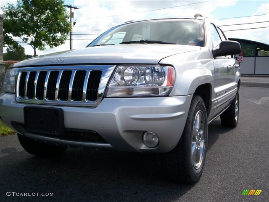 2004 Grand Cherokee Limited 4x4 - Bright Silver Metallic / Dark Slate Gray photo #2