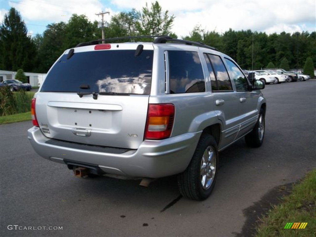 2004 Grand Cherokee Limited 4x4 - Bright Silver Metallic / Dark Slate Gray photo #3