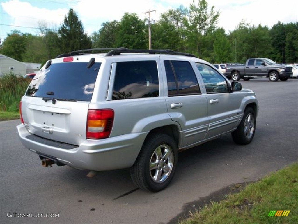 2004 Grand Cherokee Limited 4x4 - Bright Silver Metallic / Dark Slate Gray photo #4