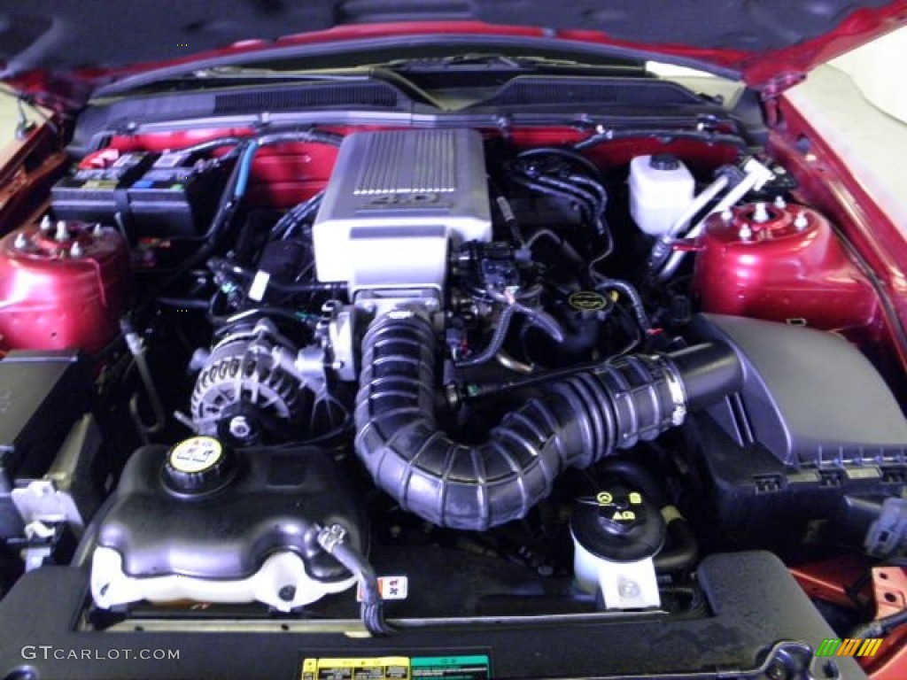 2007 Mustang V6 Deluxe Coupe - Redfire Metallic / Dark Charcoal photo #4