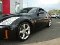 2008 Magnetic Black Nissan 350Z Touring Coupe  photo #2