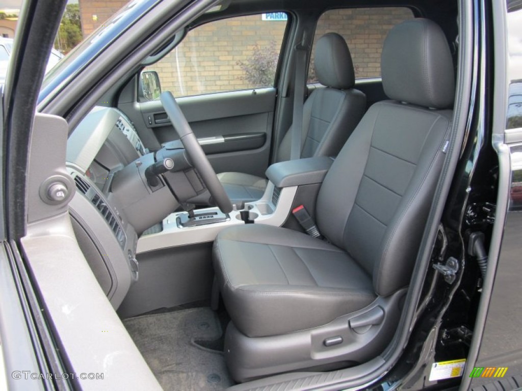 Charcoal Black Interior 2012 Ford Escape XLT V6 4WD Photo #53417515