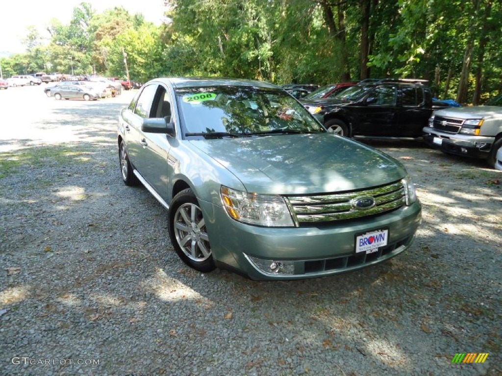 2008 Taurus SEL - Titanium Green Metallic / Medium Light Stone photo #1