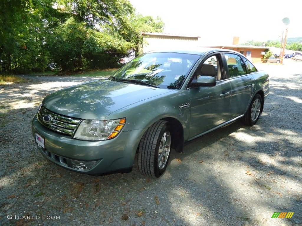 2008 Taurus SEL - Titanium Green Metallic / Medium Light Stone photo #3