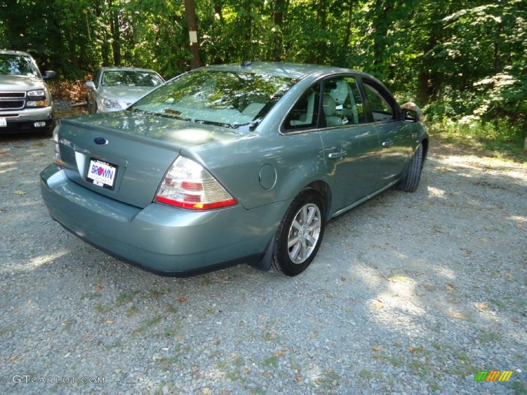 2008 Taurus SEL - Titanium Green Metallic / Medium Light Stone photo #7