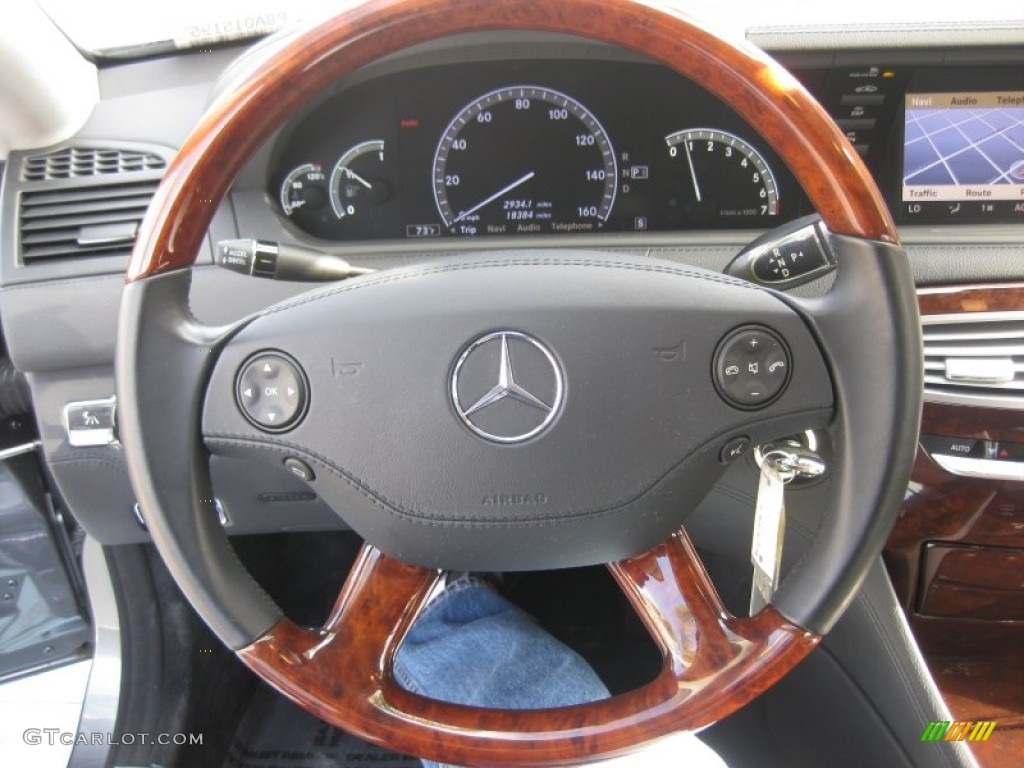 2008 CL 550 - Flint Grey Metallic / Black photo #16