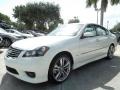 2008 Moonlight White Infiniti M 35 S Sedan  photo #14