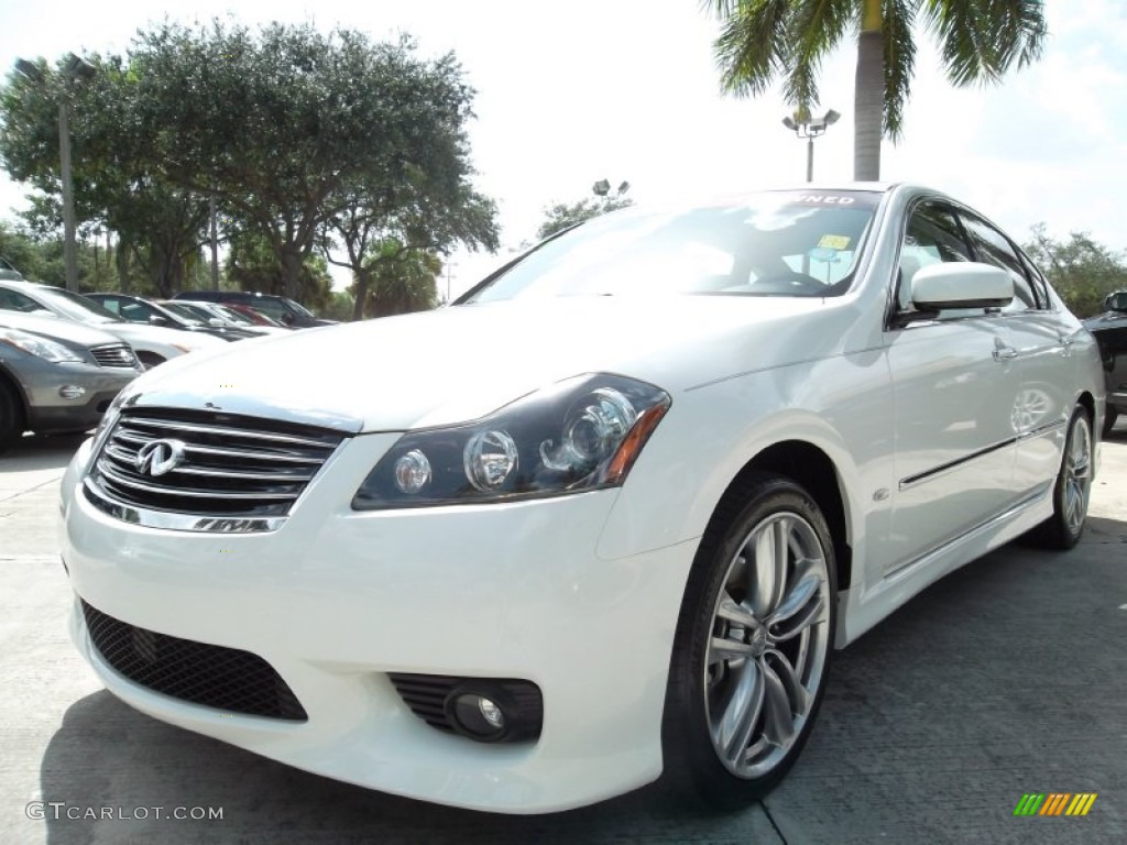 Moonlight White 2008 Infiniti M 35 S Sedan Exterior Photo #53419653