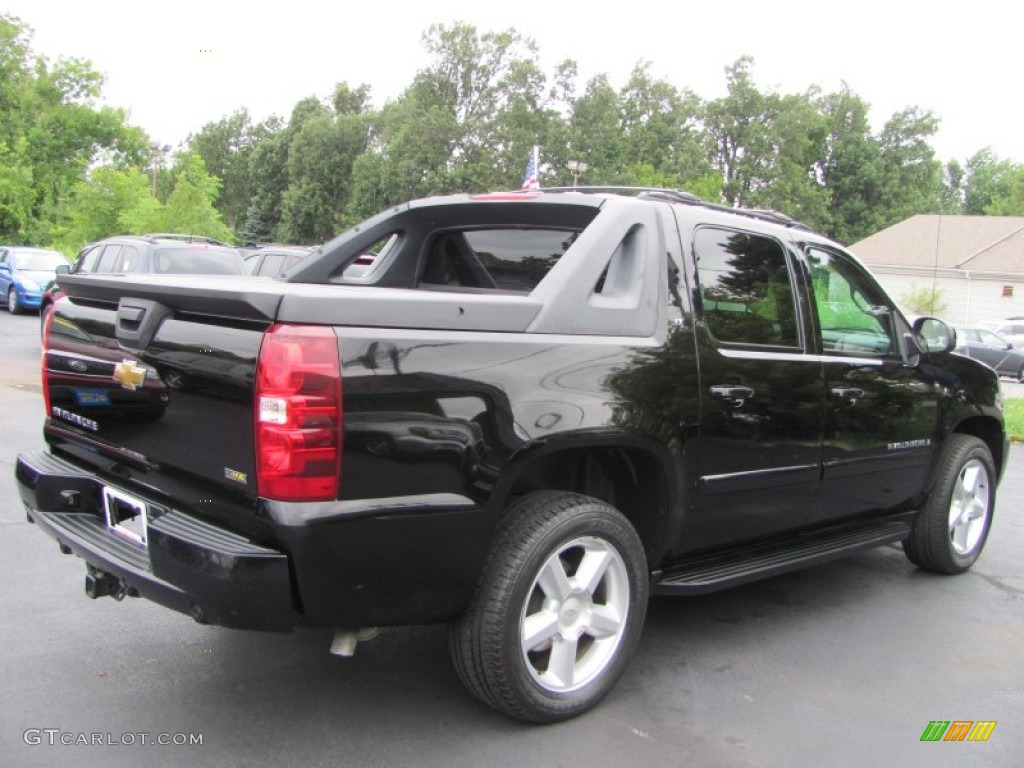 Black 2008 Chevrolet Avalanche LT 4x4 Exterior Photo #53420884