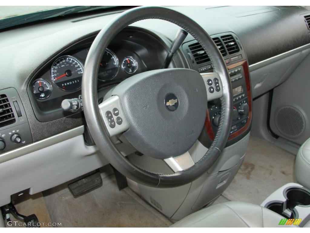 2006 Chevrolet Uplander LT AWD Medium Gray Steering Wheel Photo #53421322