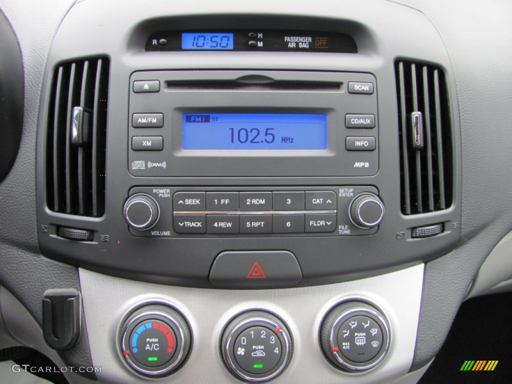 2009 Elantra GLS Sedan - Carbon Gray / Gray photo #5