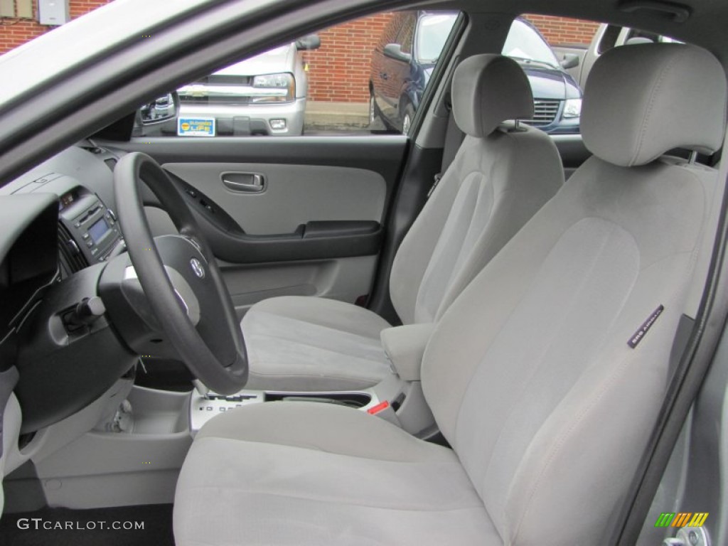 2009 Elantra GLS Sedan - Carbon Gray / Gray photo #9