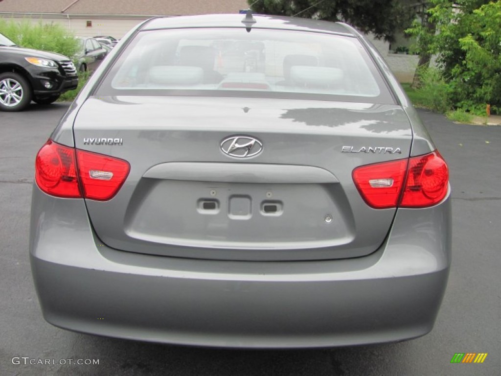 2009 Elantra GLS Sedan - Carbon Gray / Gray photo #13