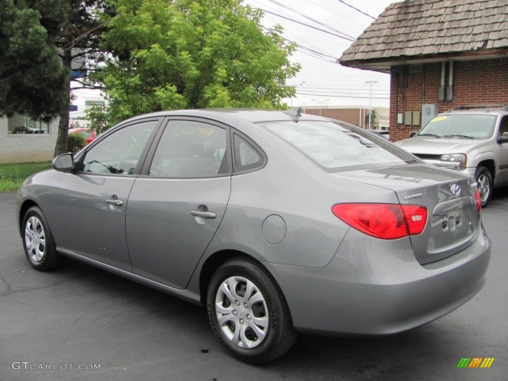 2009 Elantra GLS Sedan - Carbon Gray / Gray photo #14