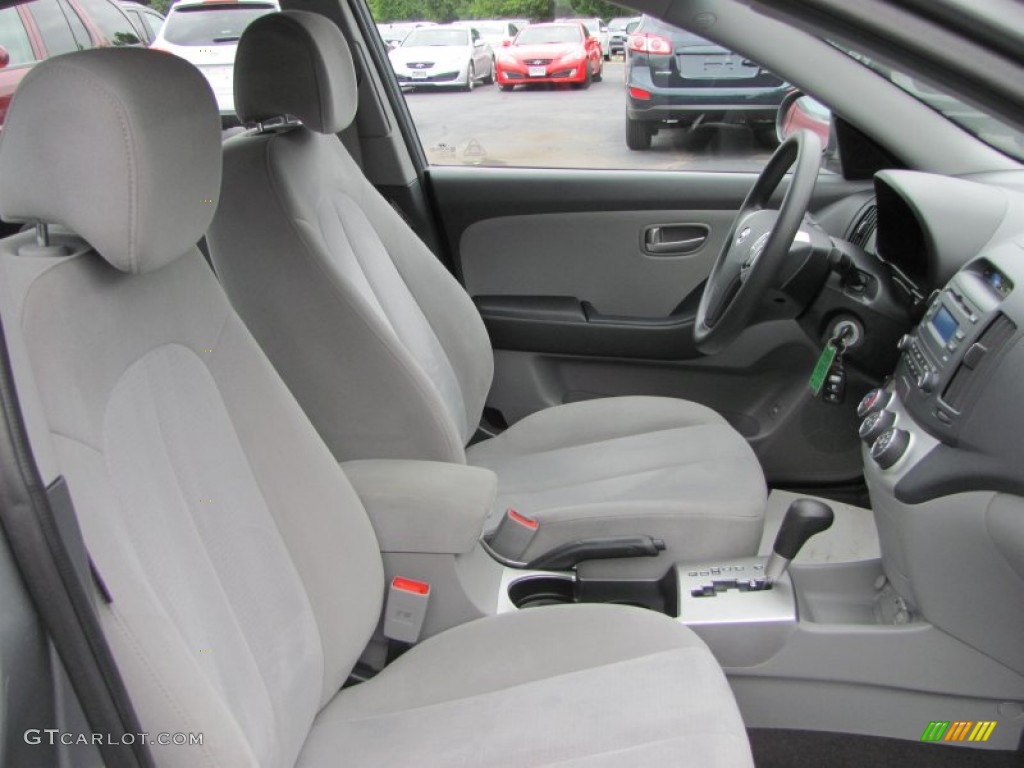 2009 Elantra GLS Sedan - Carbon Gray / Gray photo #17