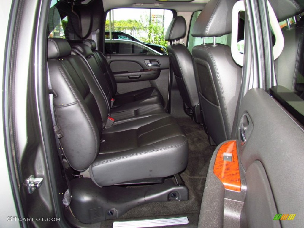 Ebony Interior 2008 Chevrolet Avalanche LTZ Photo #53424651