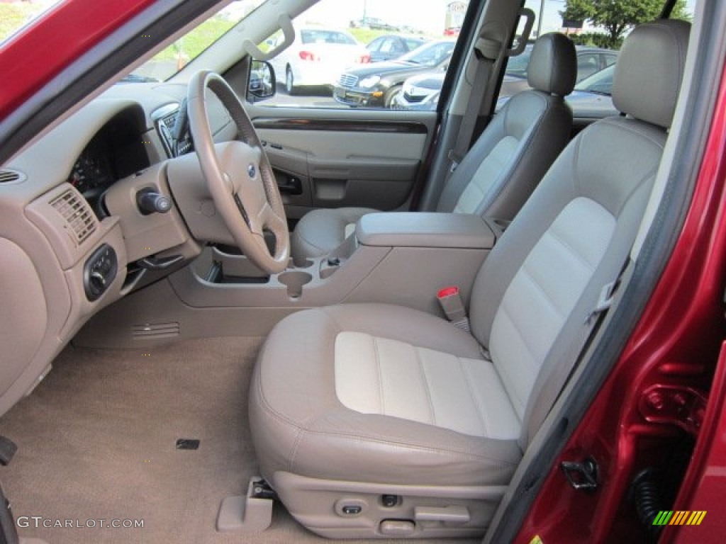Medium Parchment Interior 2005 Ford Explorer Eddie Bauer 4x4 Photo #53424715