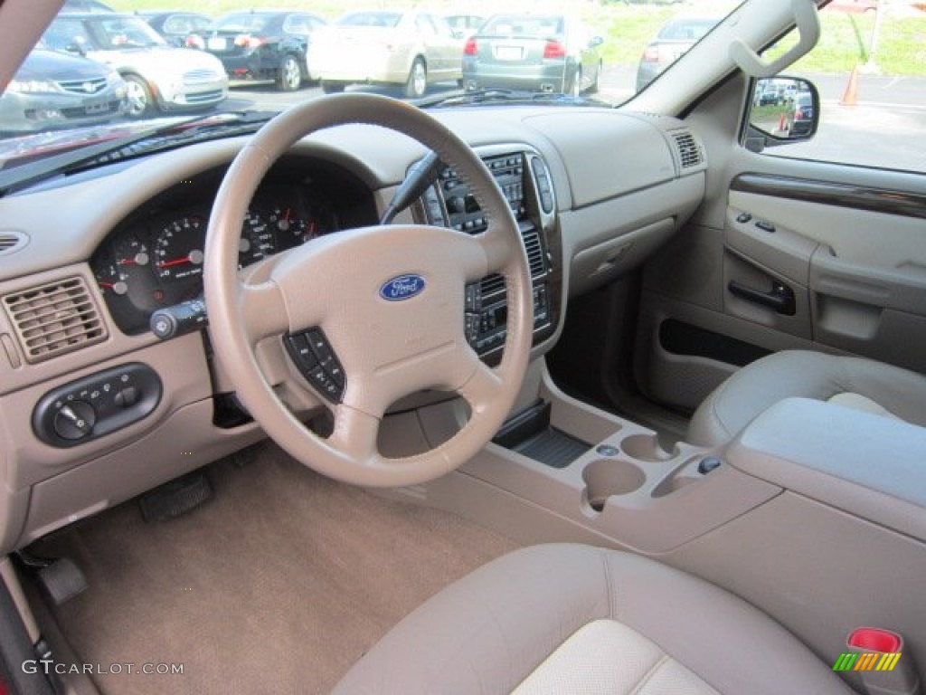 Medium Parchment Interior 2005 Ford Explorer Eddie Bauer 4x4 Photo #53424730
