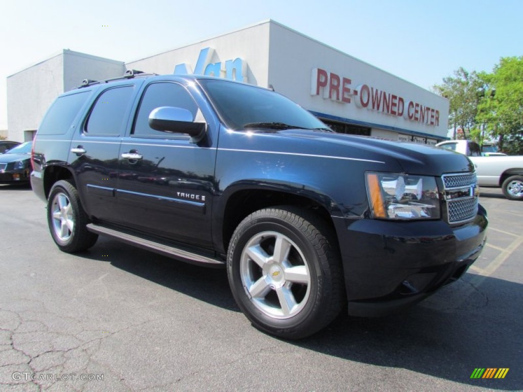 2008 Tahoe LT - Blue Granite Metallic / Ebony photo #1