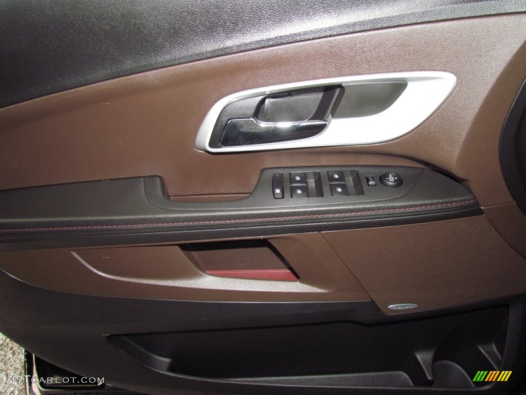 2010 Chevrolet Equinox LT Jet Black/Brownstone Door Panel Photo #53426317
