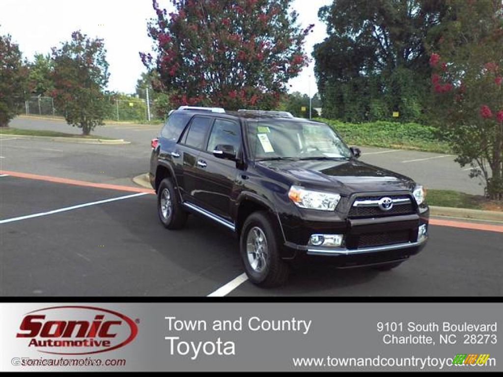 2011 4Runner SR5 4x4 - Black / Black Leather photo #1