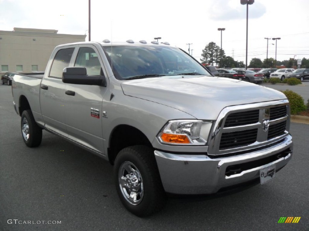 Bright Silver Metallic 2012 Dodge Ram 2500 HD ST Crew Cab 4x4 Exterior Photo #53427494