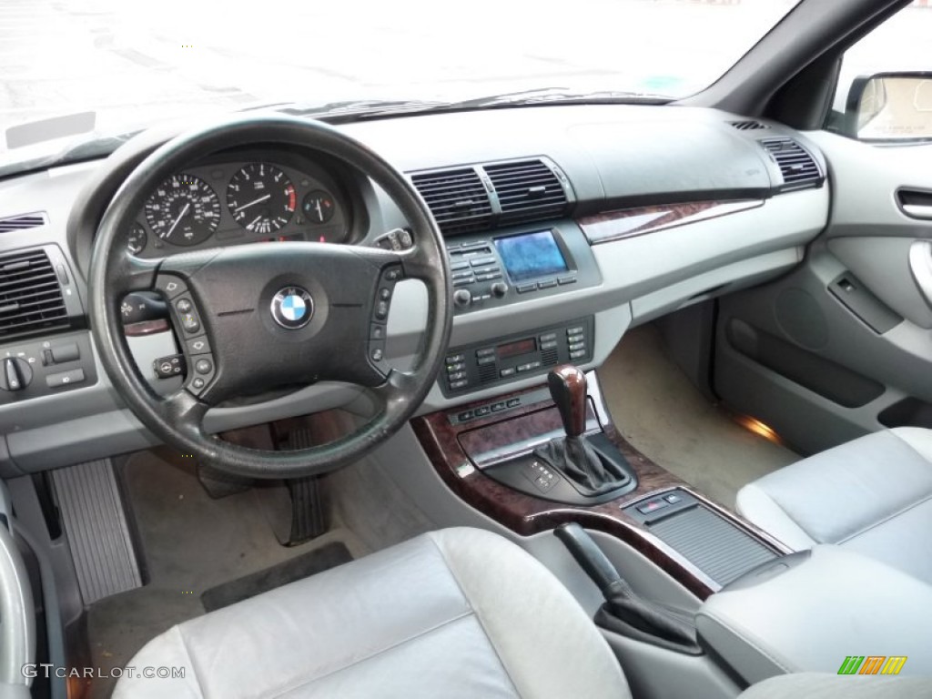 Gray Interior 2000 BMW X5 4.4i Photo #53427656