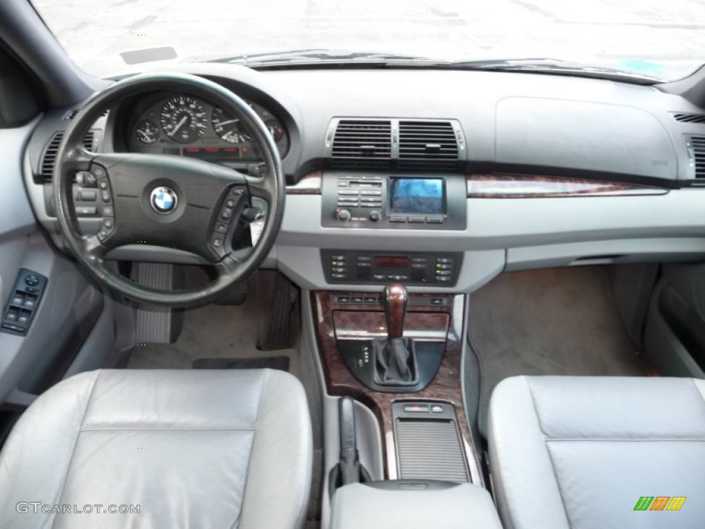 2000 BMW X5 4.4i Gray Dashboard Photo #53427687