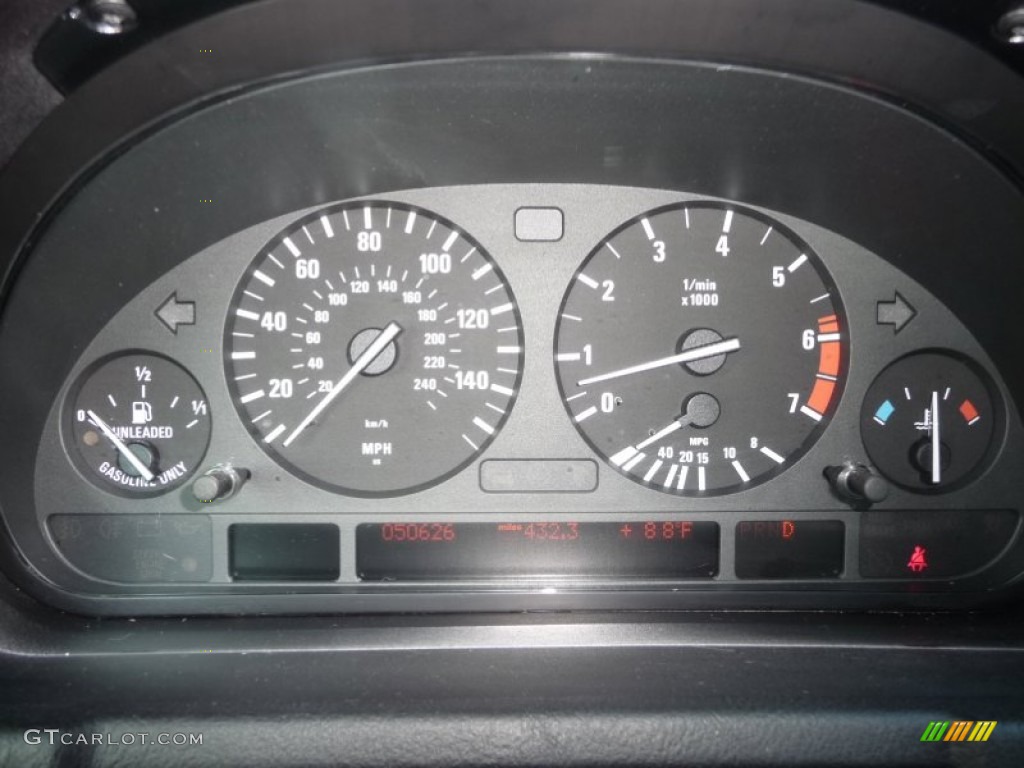 2000 BMW X5 4.4i Gauges Photo #53427880