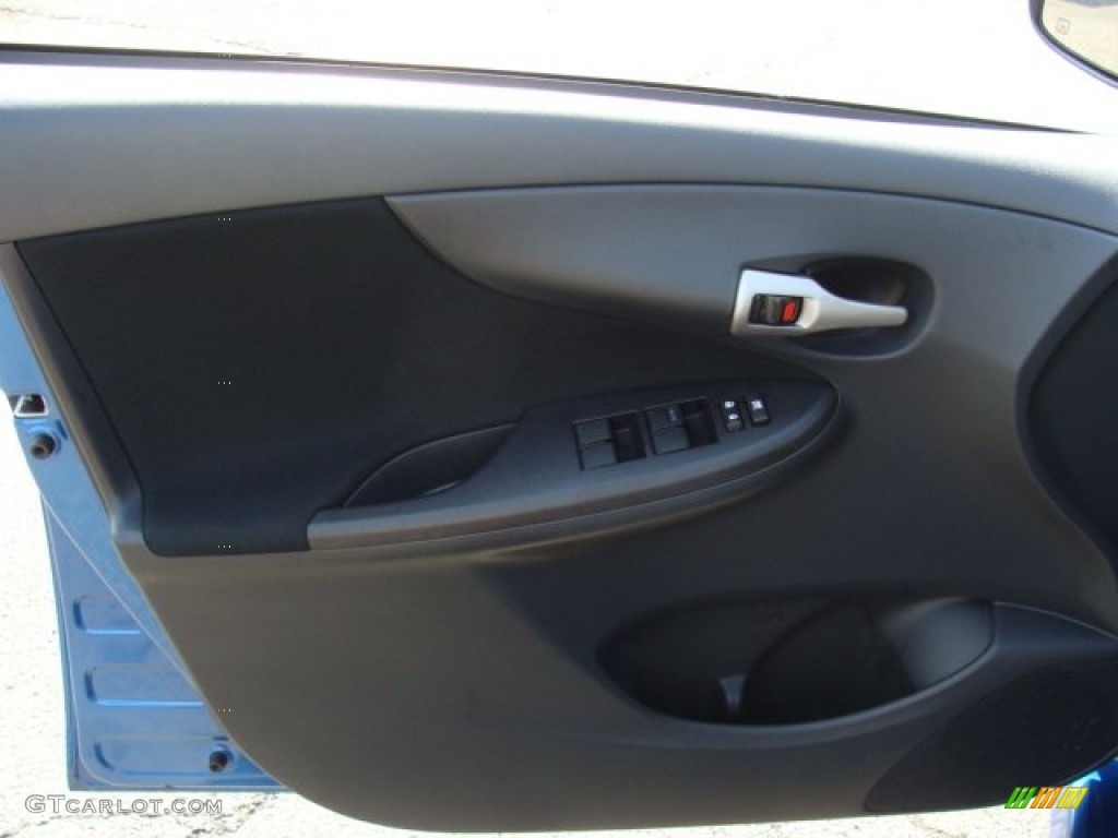 2009 Corolla S - Blue Streak Metallic / Dark Charcoal photo #6