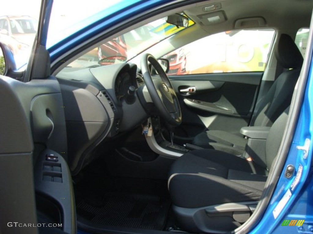 2009 Corolla S - Blue Streak Metallic / Dark Charcoal photo #7