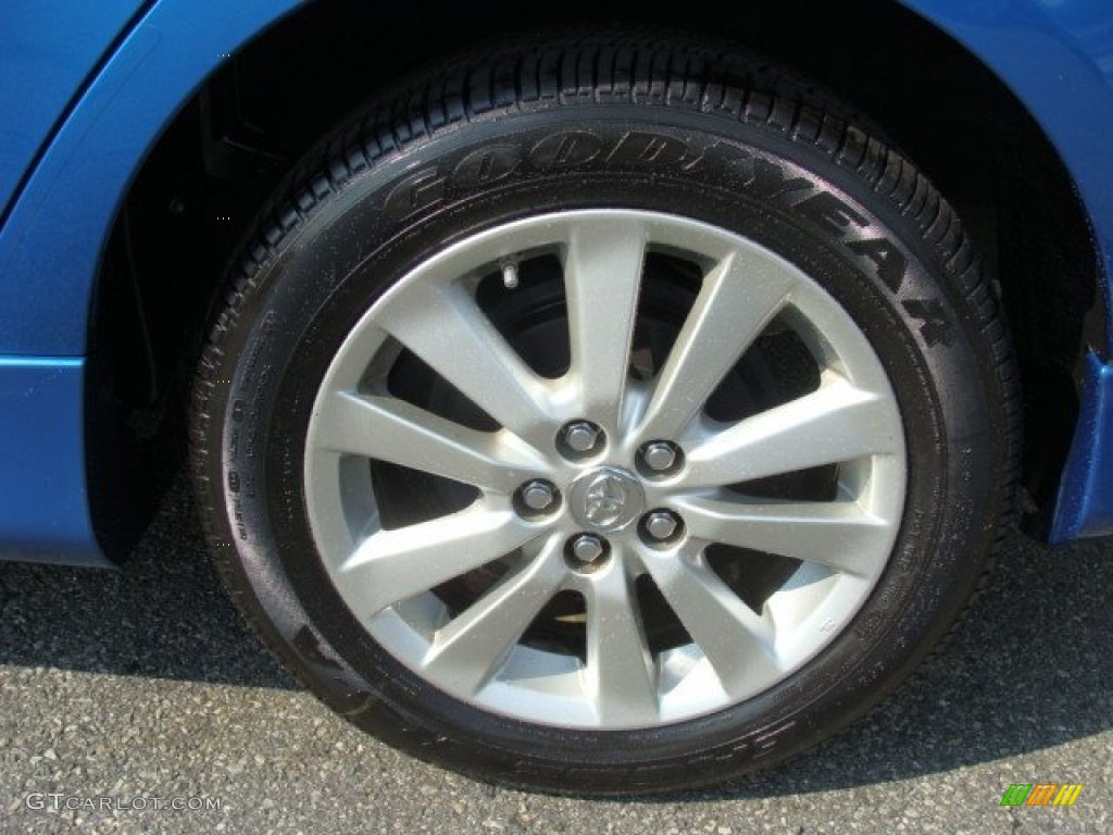 2009 Corolla S - Blue Streak Metallic / Dark Charcoal photo #14