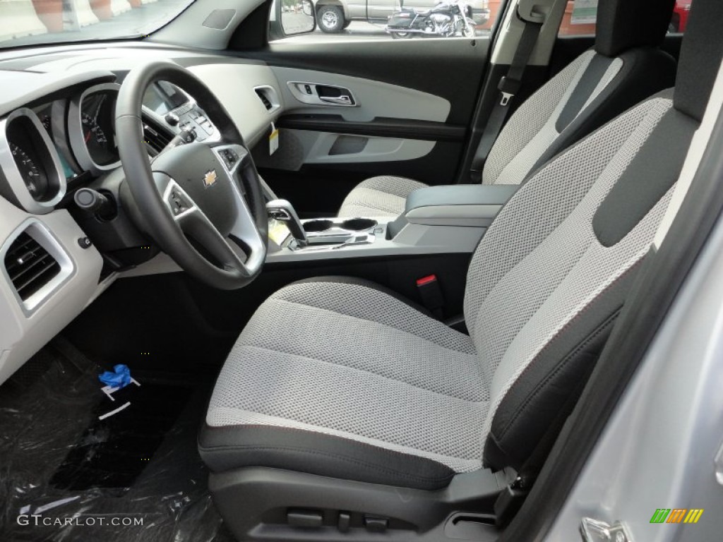 Light Titanium/Jet Black Interior 2012 Chevrolet Equinox LT AWD Photo #53431051