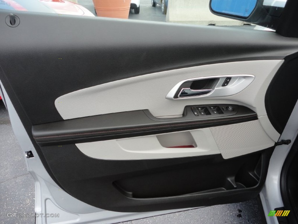 2012 Chevrolet Equinox LT AWD Light Titanium/Jet Black Door Panel Photo #53431102