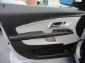 Light Titanium/Jet Black 2012 Chevrolet Equinox LT AWD Door Panel