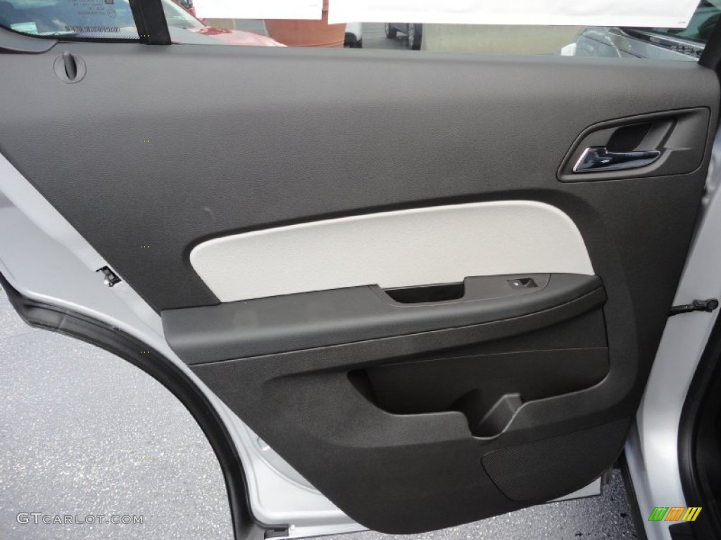 2012 Chevrolet Equinox LT AWD Light Titanium/Jet Black Door Panel Photo #53431132